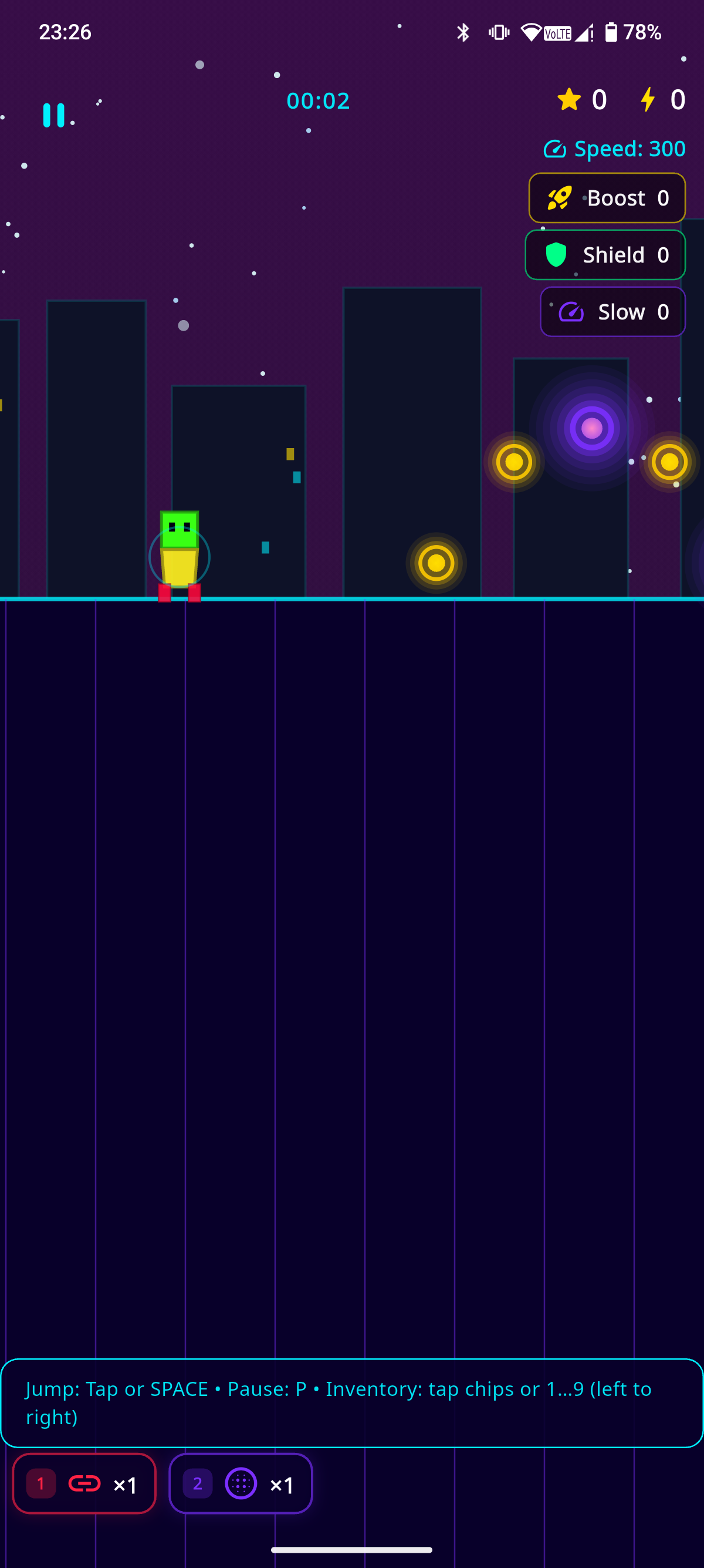Active Run - Real-time speedometer, HUD, power-ups